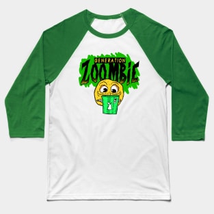 zombie zoomers. gen Z VS boomers. Baseball T-Shirt